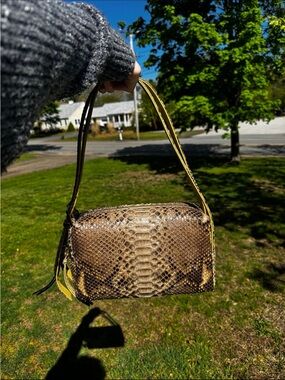 snakeskin jemma bag